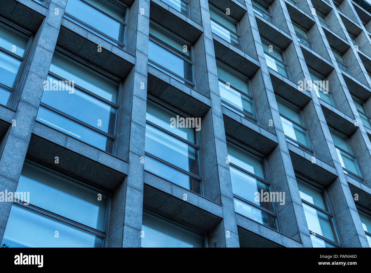Revêtement intéressant à un bâtiment moderne, Barcelone Banque D'Images