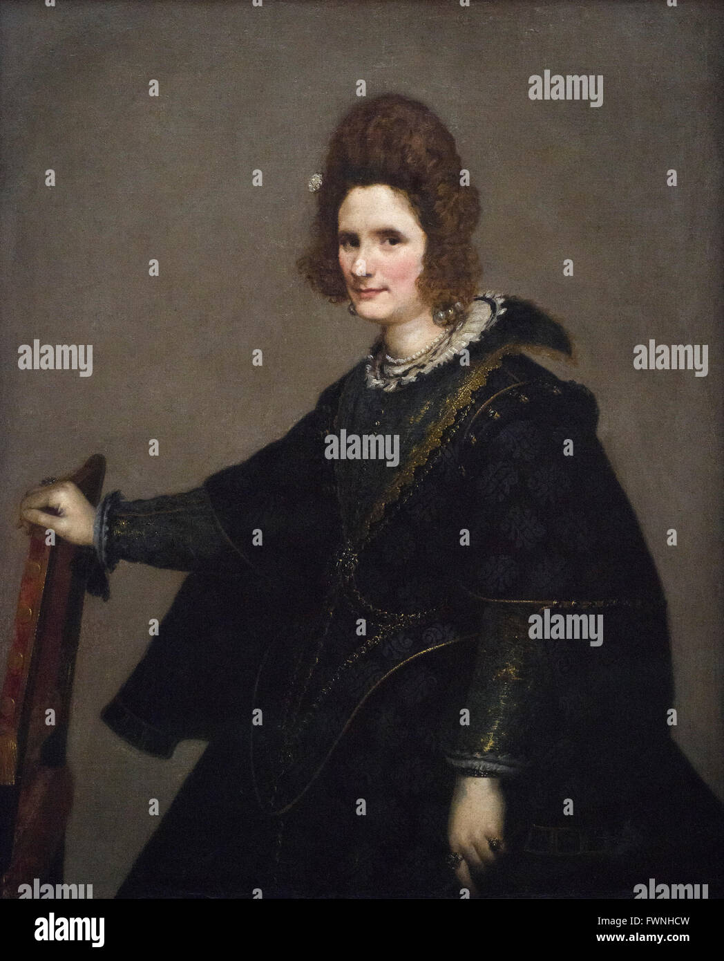 Diego Velazquez (1599-1660), Portrait de femme, ca. 1630/33. Banque D'Images