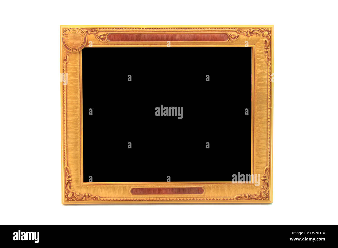 Beau cadre doré Banque D'Images