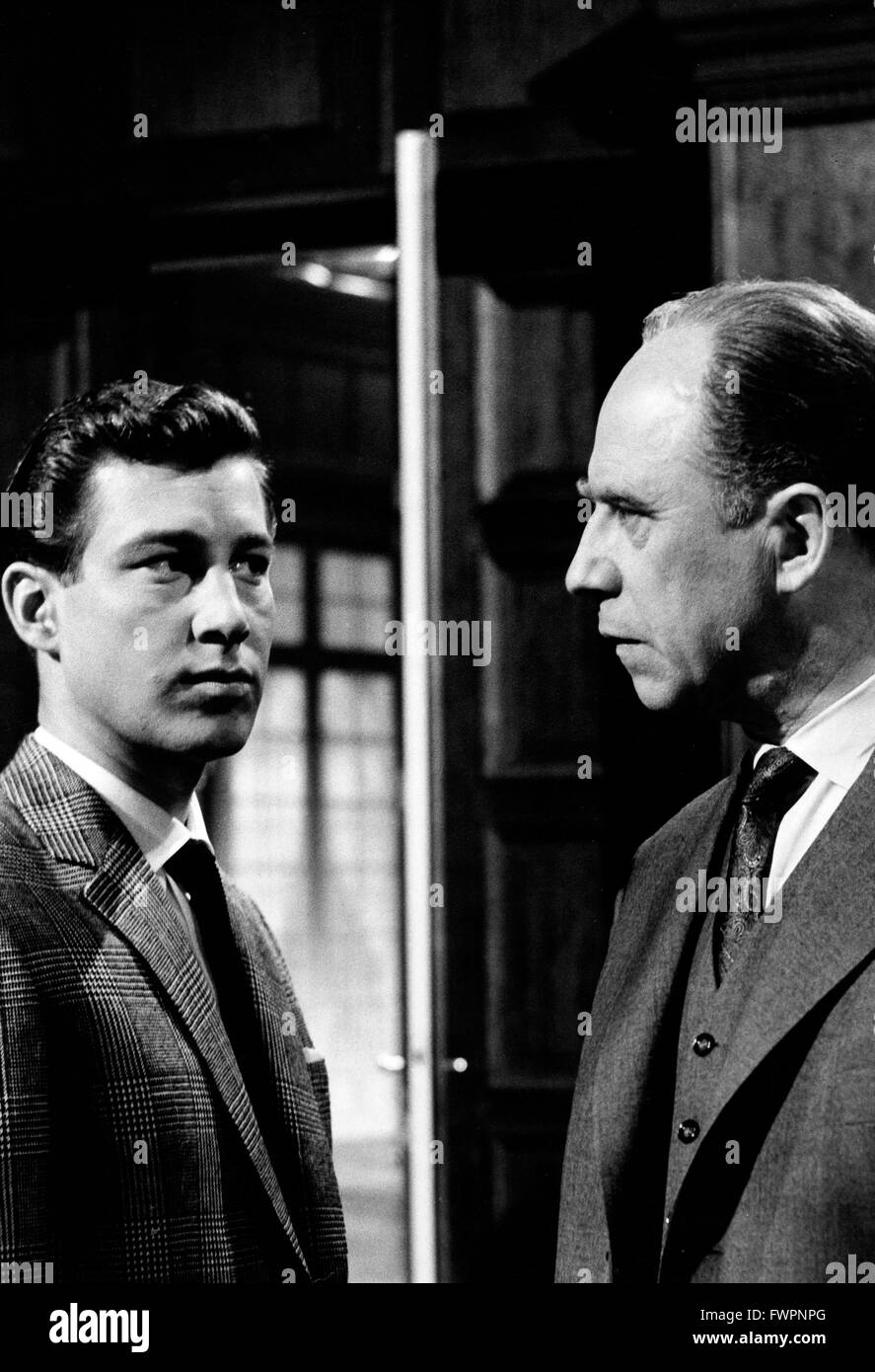 Herz ohne Gnade, Deutschland 1958, Regie : Viktor Tourjansky, acteurs : Hansjörg Felmy, Werner Hinz Banque D'Images