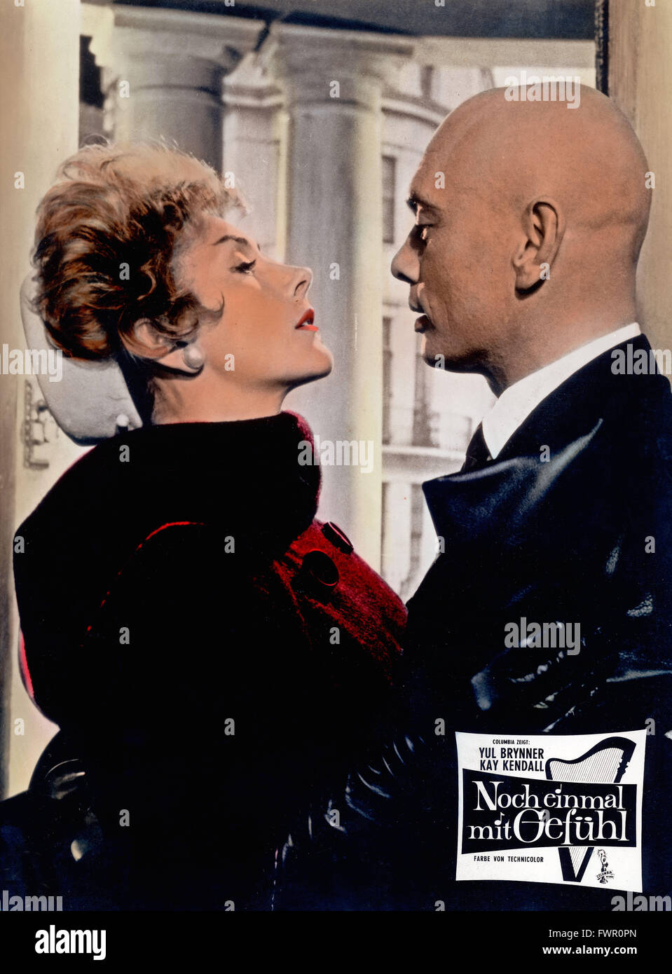 Une fois de plus, avec sensation !, alias : noch einmal mit Gefühl, Großbritannien 1960, Regie : Stanley Donen, acteurs : Kay Kendall, Yul Brynner Banque D'Images