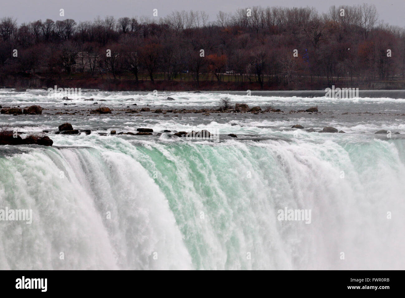 Photo de l'étonnant Niagara Falls en hiver Banque D'Images