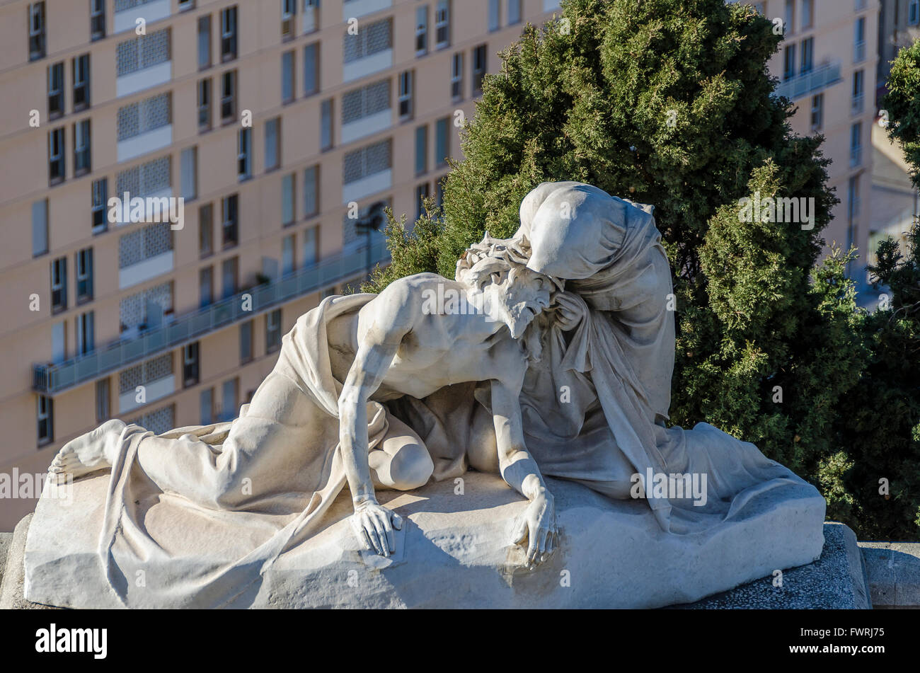 NOTRE DAME DE LA GARDE, MARSEILLE, BDR FRANCE 13 Banque D'Images