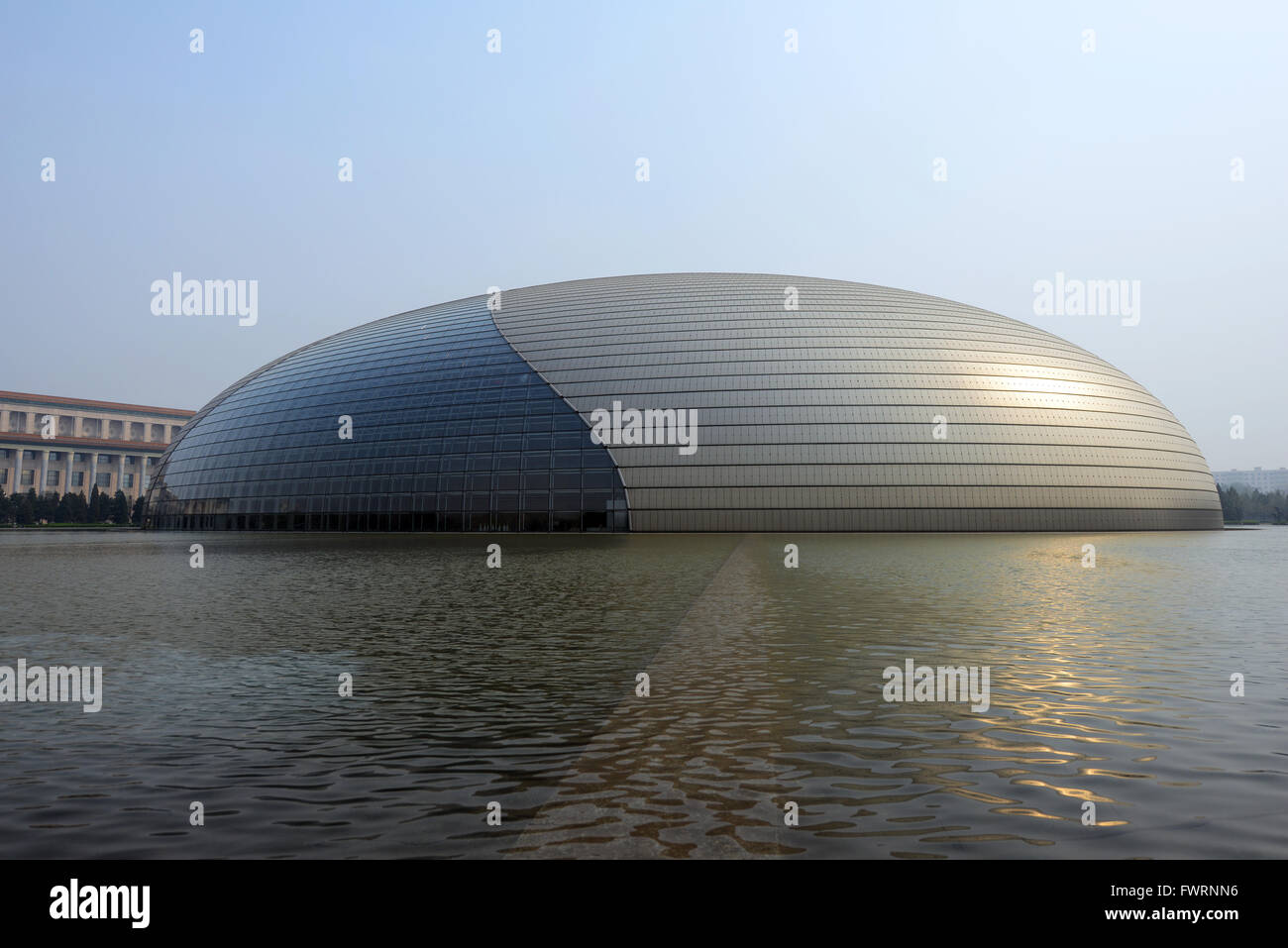 'L'Œuf' - Beijing's National Centre for the Performing Arts. Banque D'Images