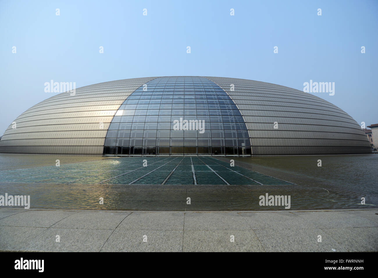 'L'Œuf' - Beijing's National Centre for the Performing Arts. Banque D'Images