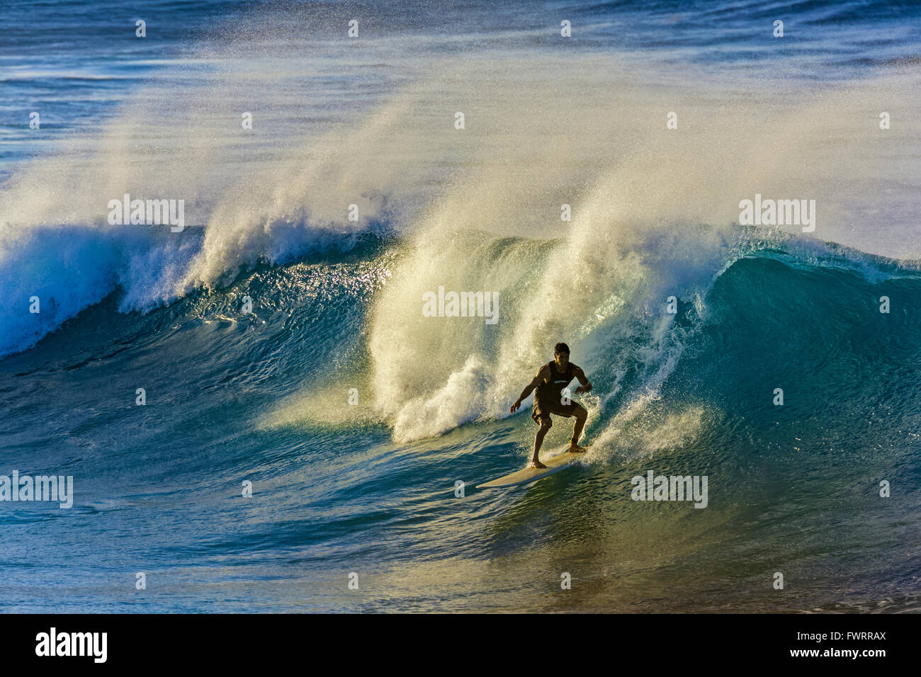 Surf à Maui Banque D'Images