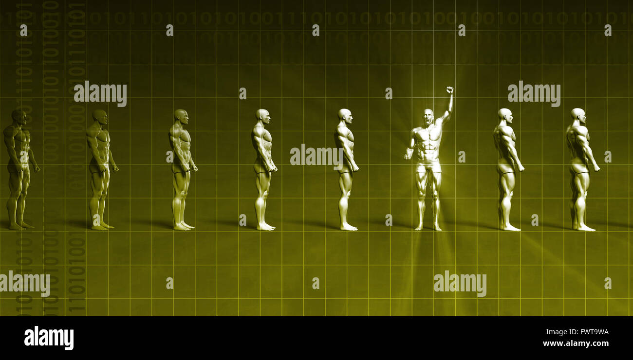 La découverte de la science et de la santé au moyen de la technologie des objectifs Banque D'Images
