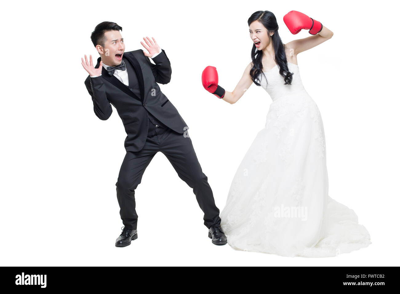 Les Maries Humoristique Photo Stock Alamy