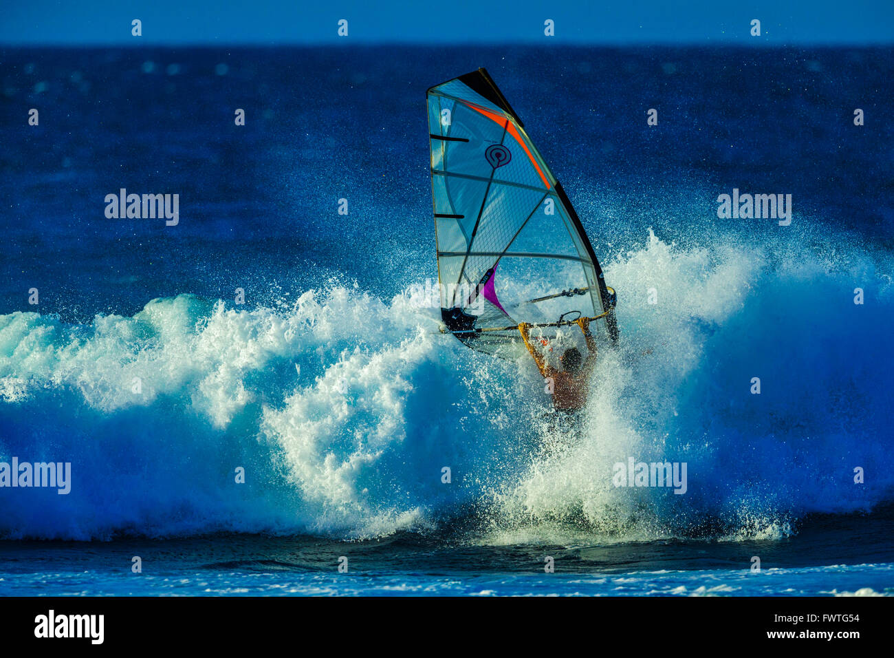 Planche à voile Maui Banque D'Images