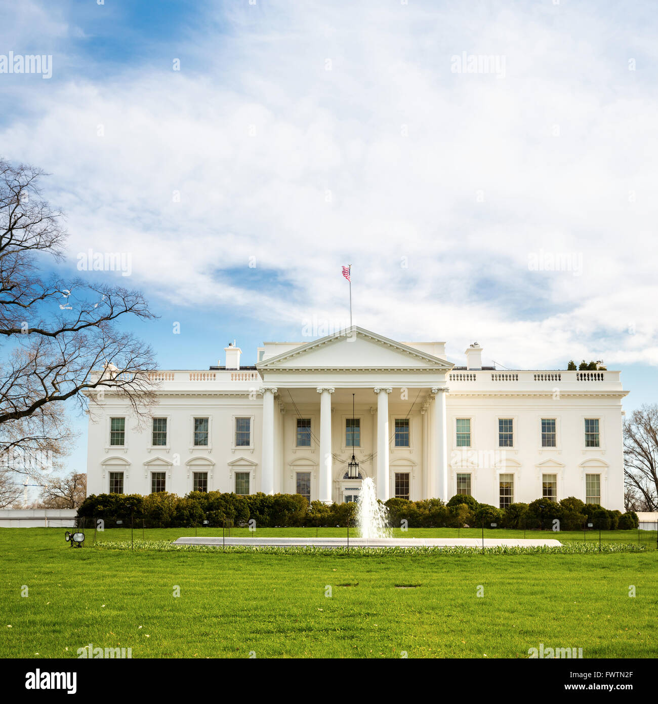 La Maison Blanche, Washington DC, United States Banque D'Images