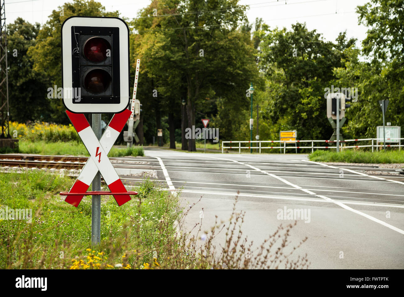 St Andrew's cross Banque D'Images