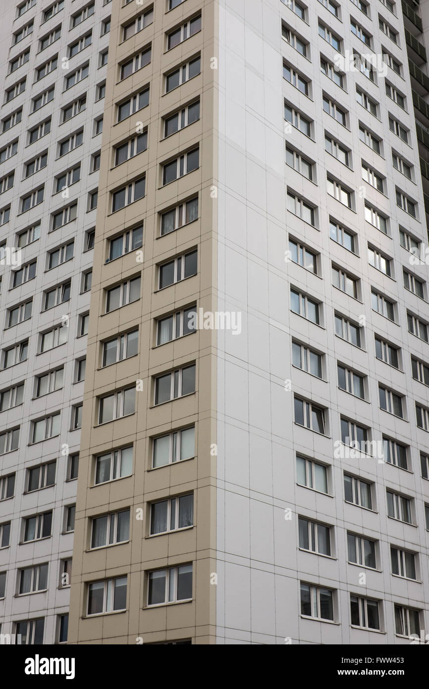 L'architecture, de l'Allemagne de l'Est de Berlin Banque D'Images