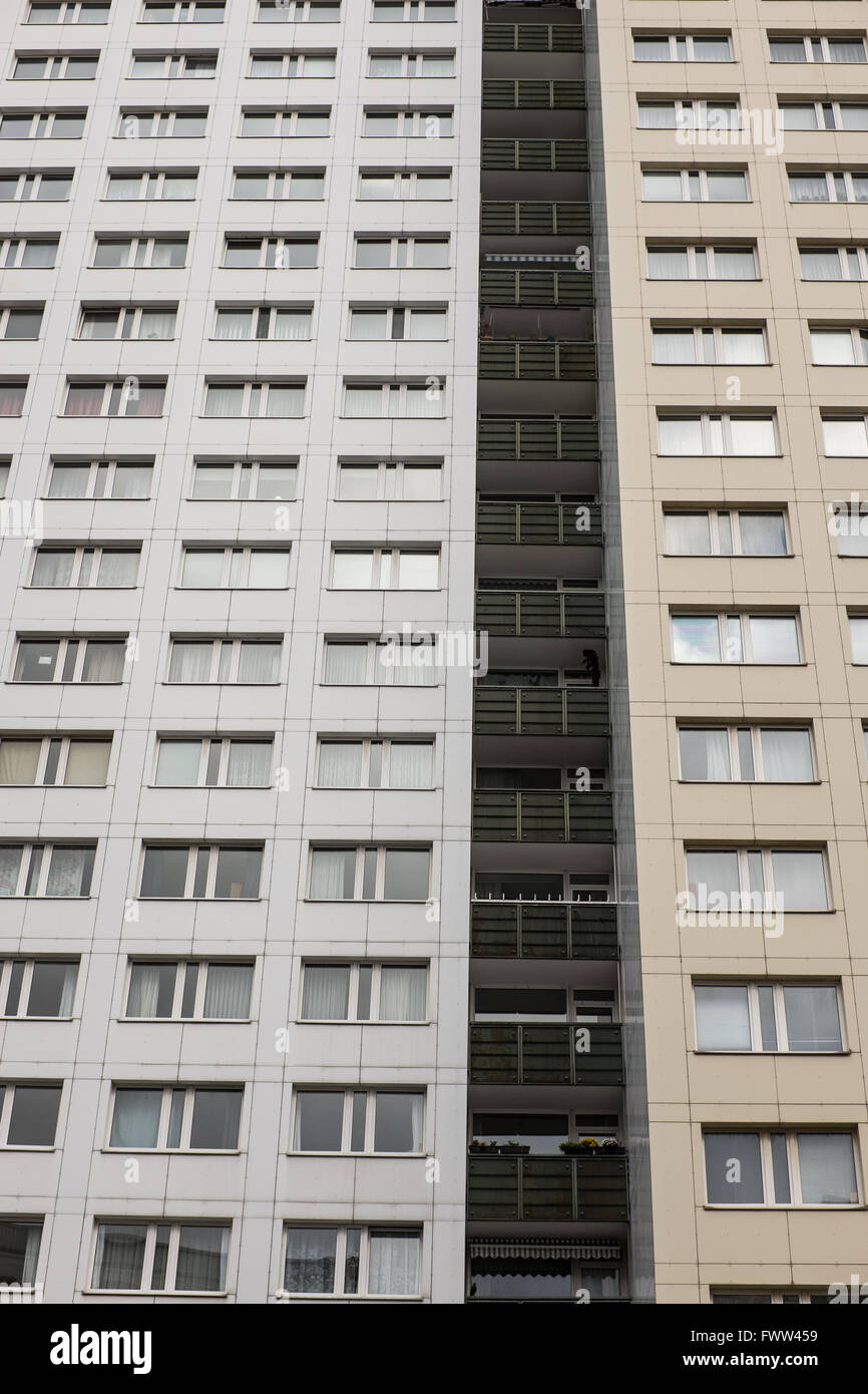 L'architecture, de l'Allemagne de l'Est de Berlin Banque D'Images