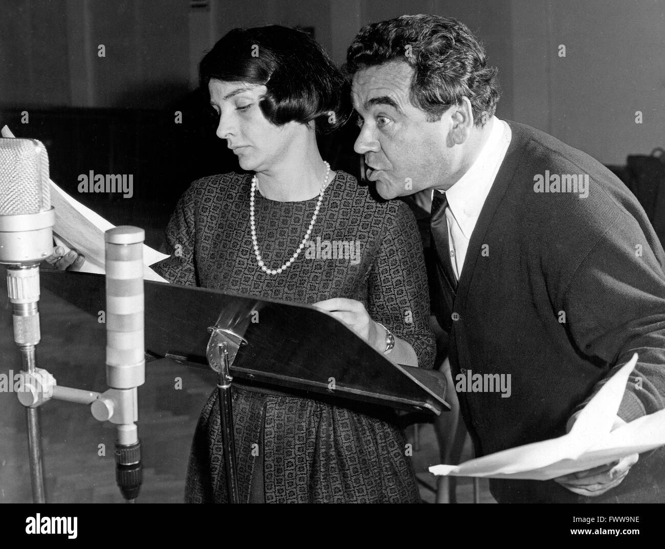 Deutsche Schauspielerin Luitgard Im, Deutschland 1950 er Jahre. L'actrice allemande Im Kuitgard, Allemagne 1950 Banque D'Images