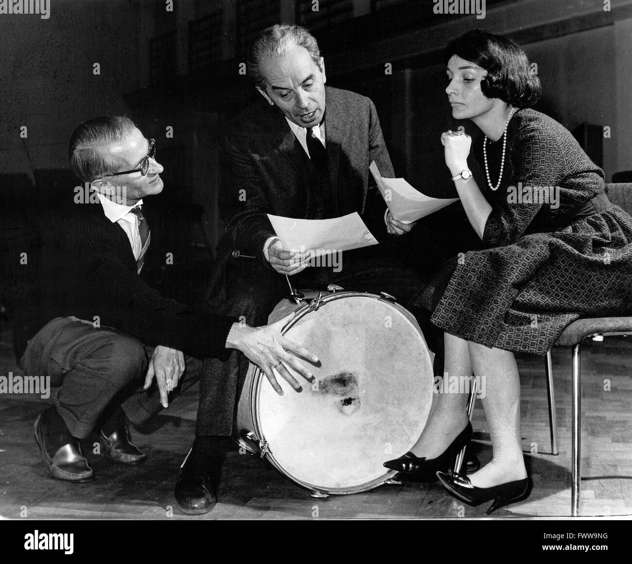 Deutsche Schauspielerin Luitgard Im, Deutschland 1950 er Jahre. L'actrice allemande Im Kuitgard, Allemagne 1950 Banque D'Images