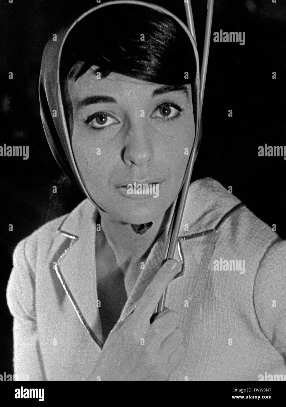 Deutsche Schauspielerin Luitgard Im, Deutschland 1950 er Jahre. L'actrice allemande Im Kuitgard, Allemagne 1950 Banque D'Images