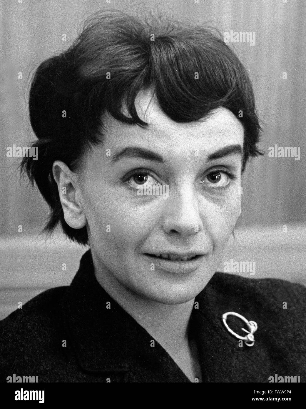 Deutsche Schauspielerin Luitgard Im, Deutschland 1950 er Jahre. L'actrice allemande Im Kuitgard, Allemagne 1950 Banque D'Images