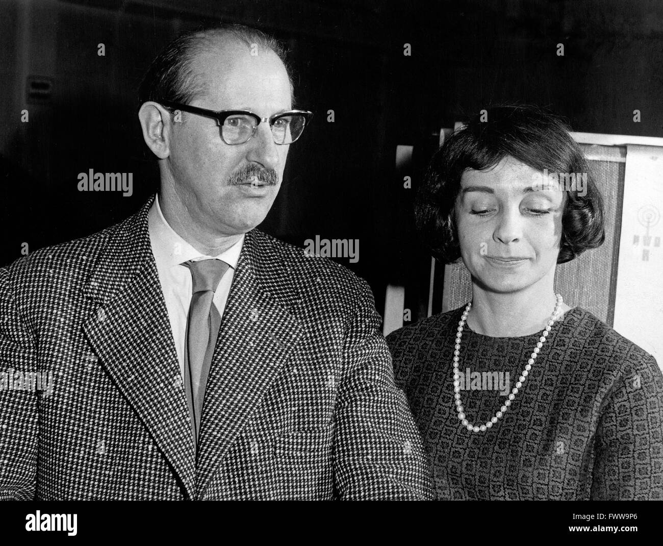 Deutsche Schauspielerin Luitgard Im, Deutschland 1950 er Jahre. L'actrice allemande Im Kuitgard, Allemagne 1950 Banque D'Images