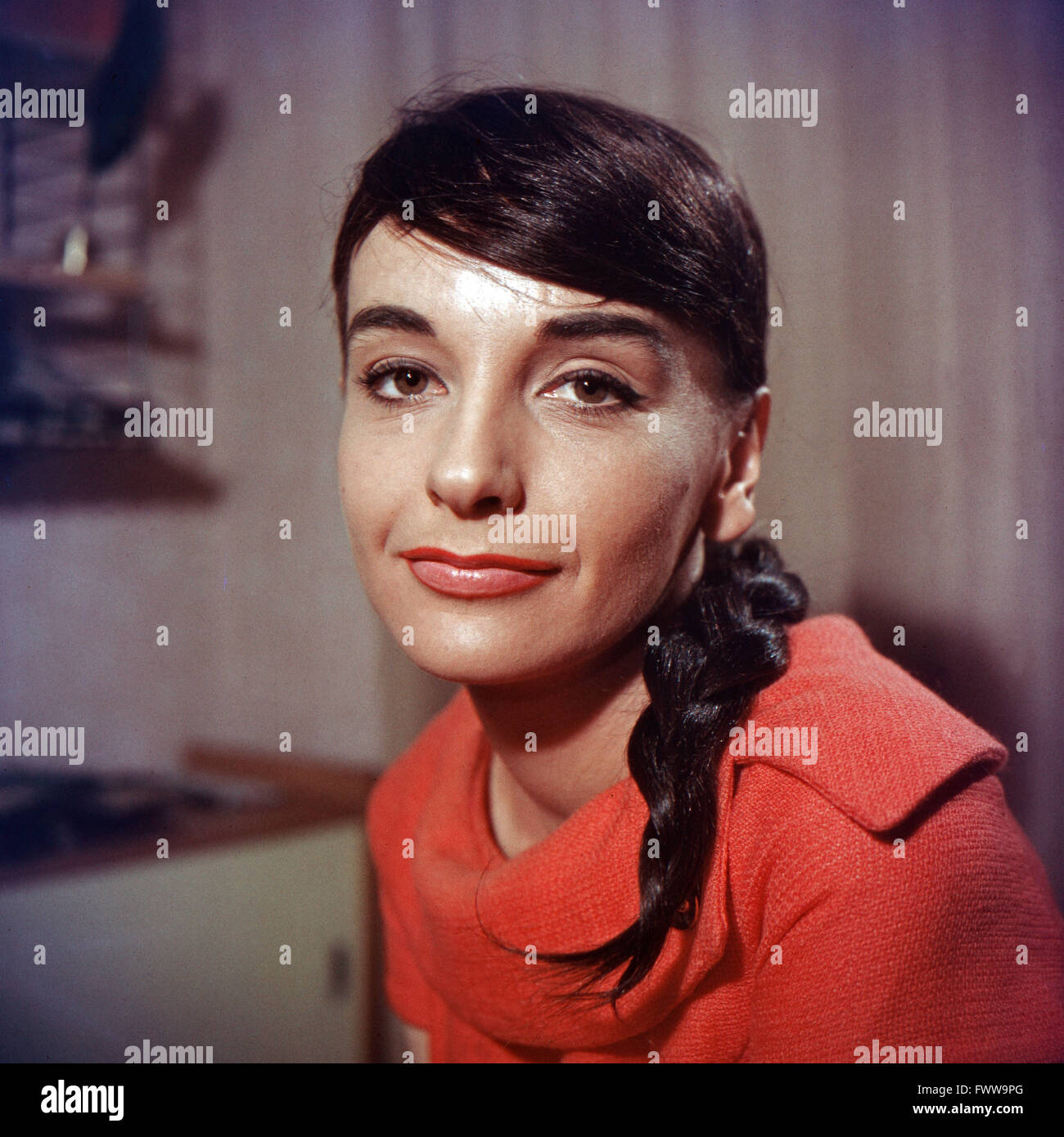 Deutsche Schauspielerin Luitgard Im, Deutschland 1950 er Jahre. L'actrice allemande Im Kuitgard, Allemagne 1950 Banque D'Images