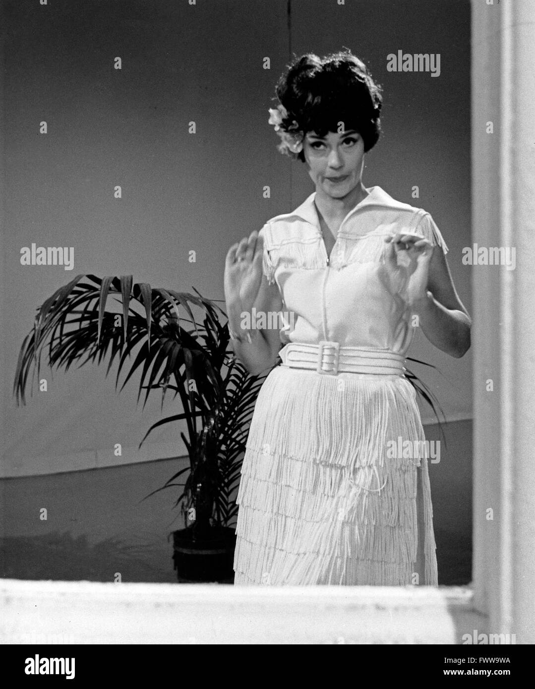 Deutsche Schauspielerin und Sängerin Hannelore Cremer, Deutschland 1960 ...