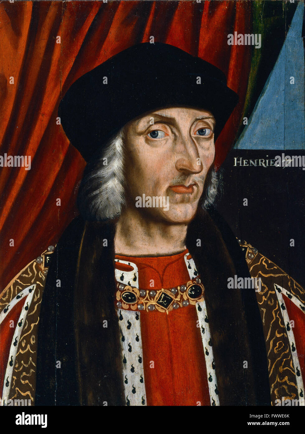 British School - Henry VII Banque D'Images