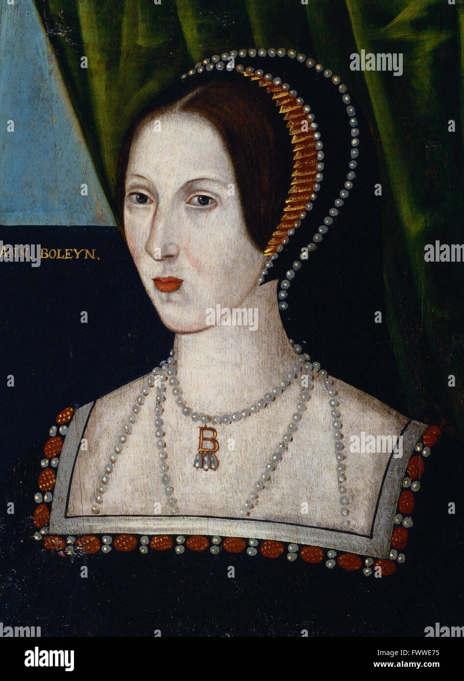 British School - Queen Anne Boleyn Banque D'Images