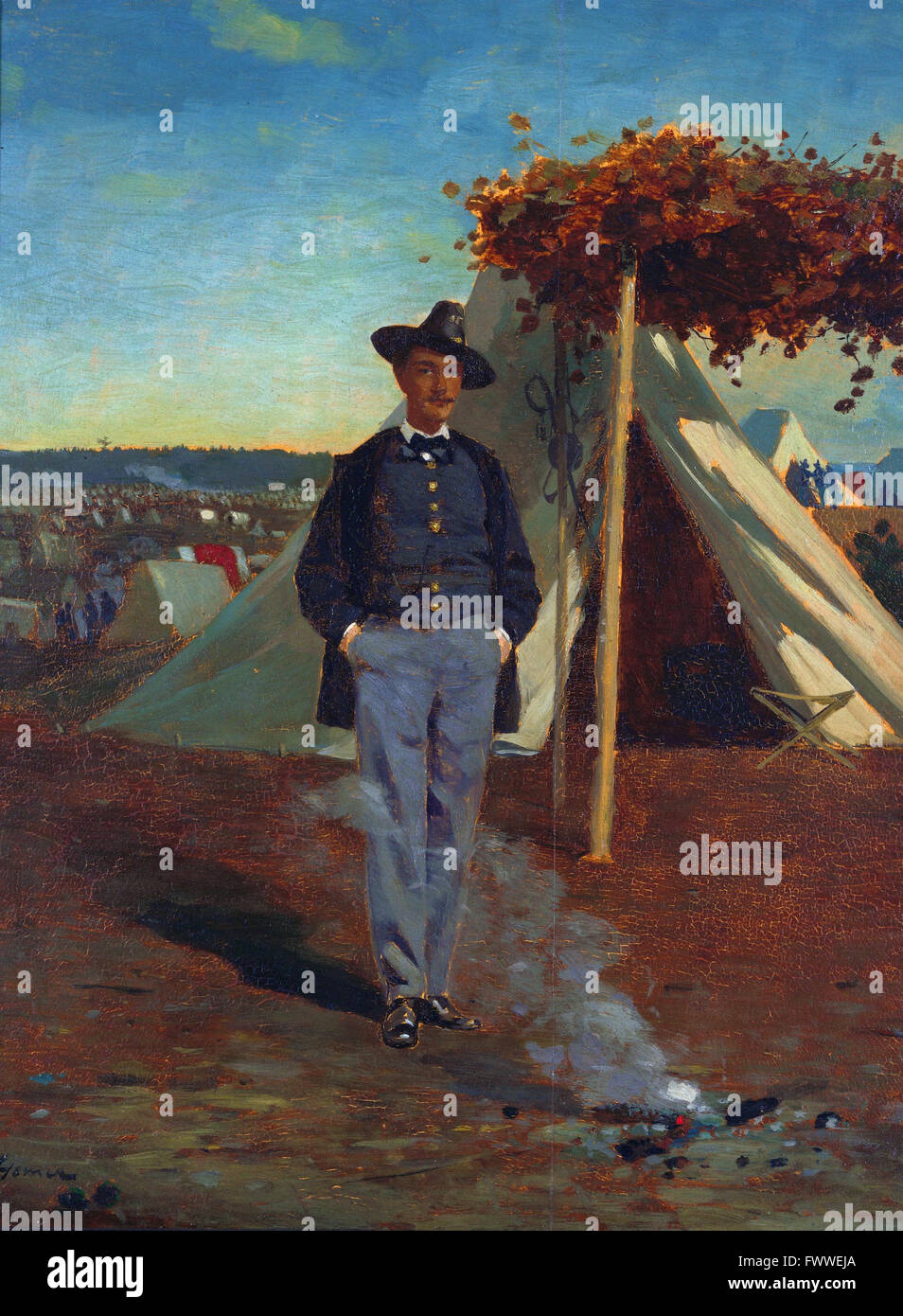 Winslow Homer - Albert Poster (c.1864) - Musée de Young Banque D'Images