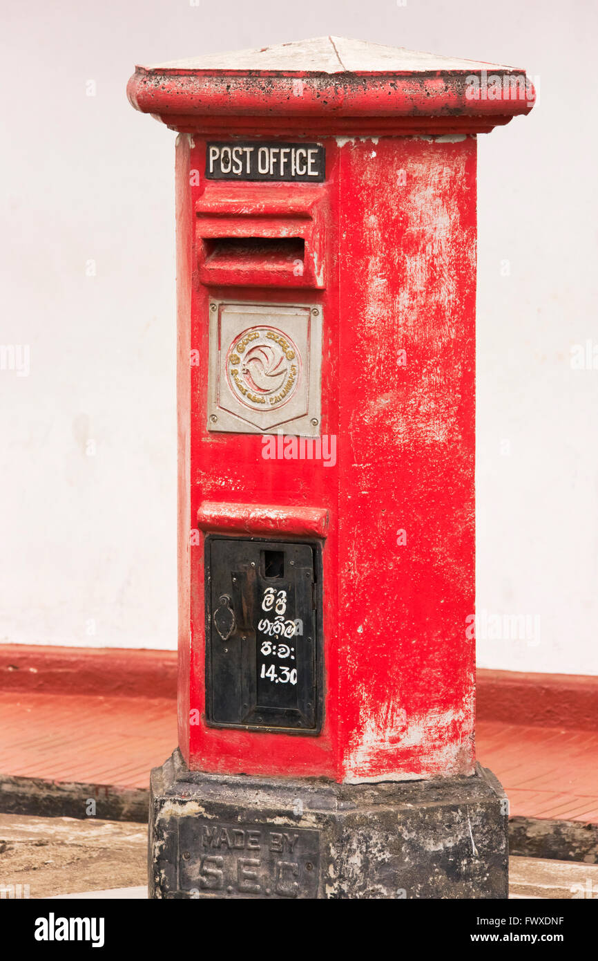 Boîte postale, Dambulla, Sri Lanka Banque D'Images