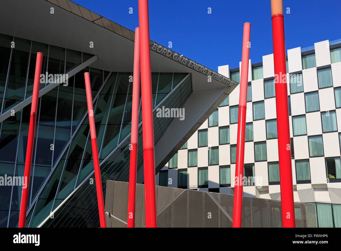 Bord Gais Energy Theatre, Grand Canal Dock, Dublin, County Dublin, Irlande, Europe Banque D'Images