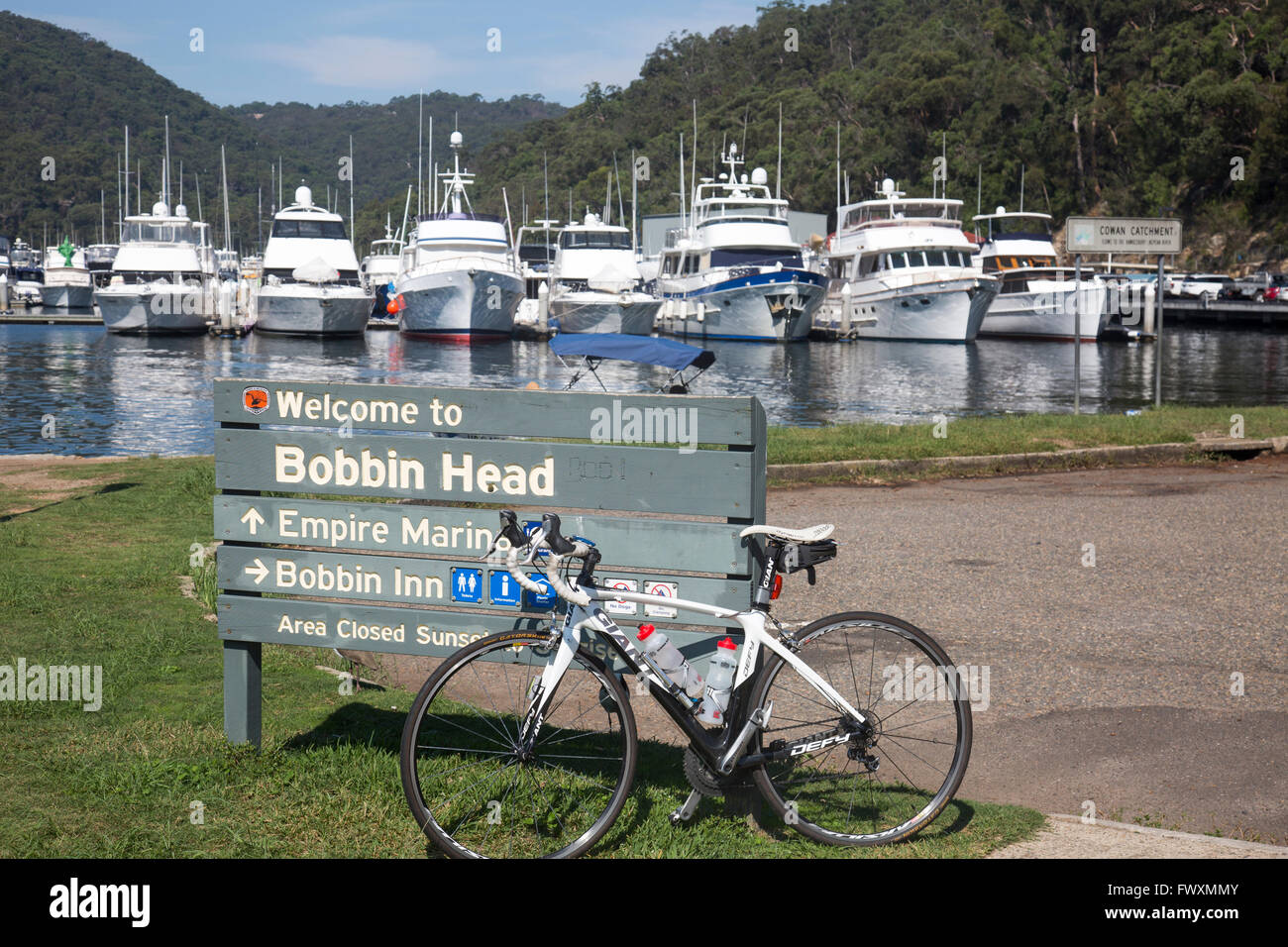 Bobbin Head salon en bande Ku-ring-gai Chase National Park au nord de Sydney, Nouvelle Galles du Sud, Australie Banque D'Images