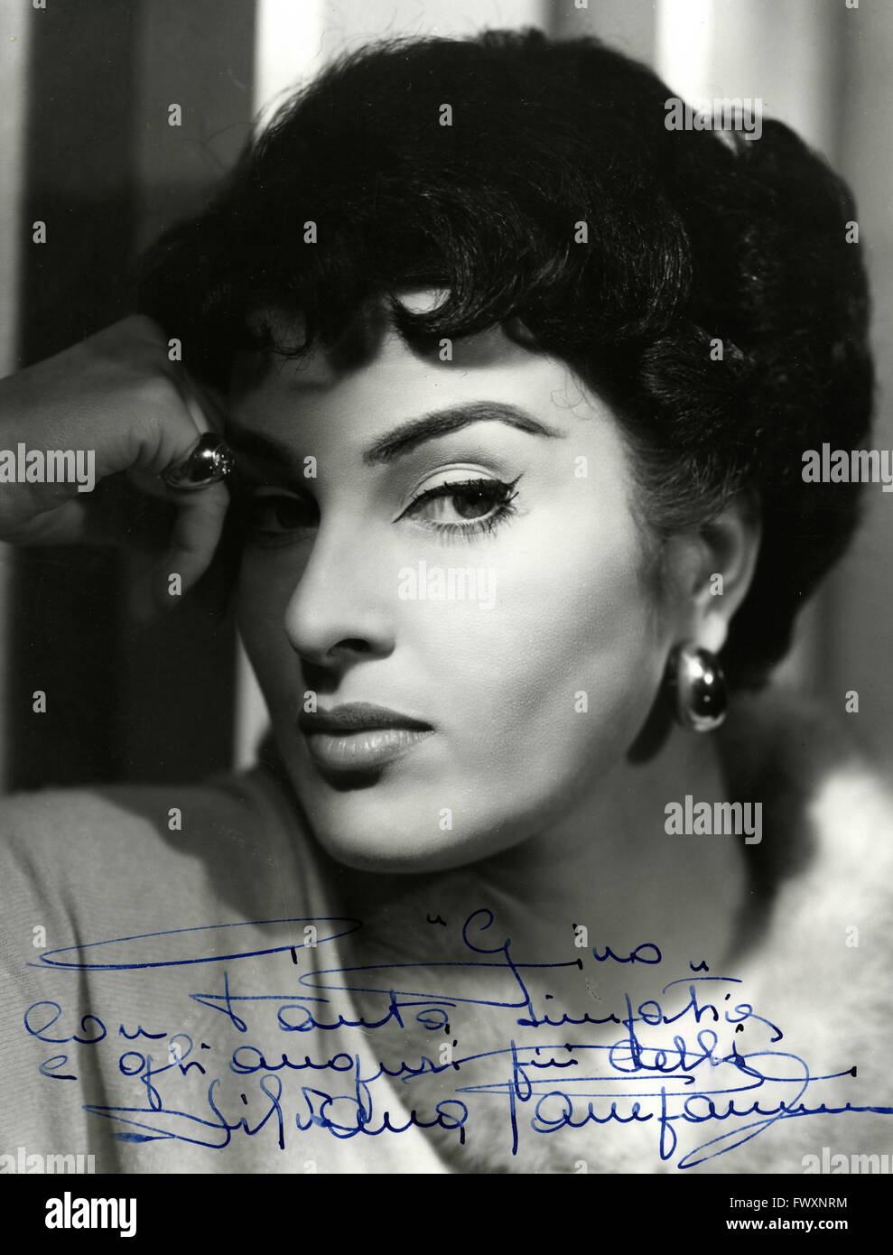 L'actrice italienne Gina Lollobrigida, années 1960 Photo Stock - Alamy