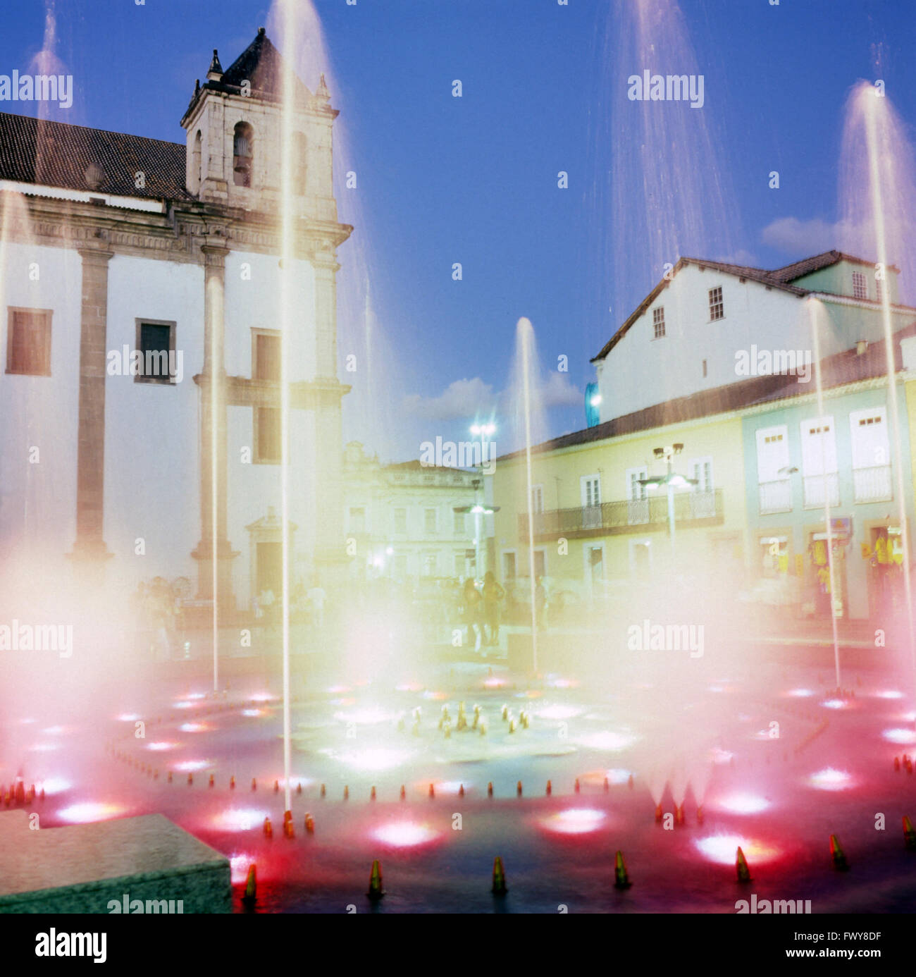 Praça da Sé (place de la Cathédrale), Centre historique, Salvador, Bahia, Brésil Banque D'Images