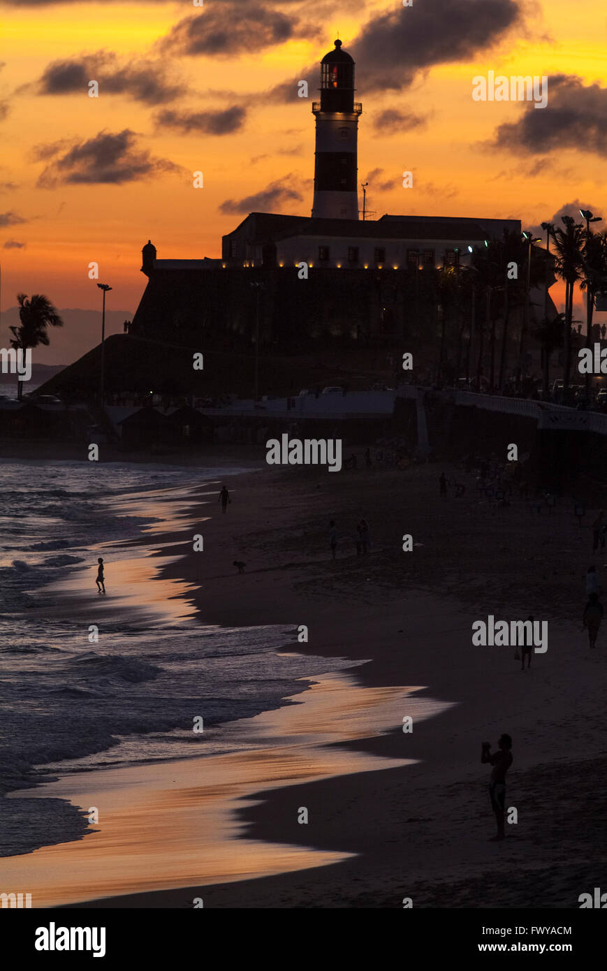 Le Farol da Barra Salvador de Bahia Brésil Banque D'Images