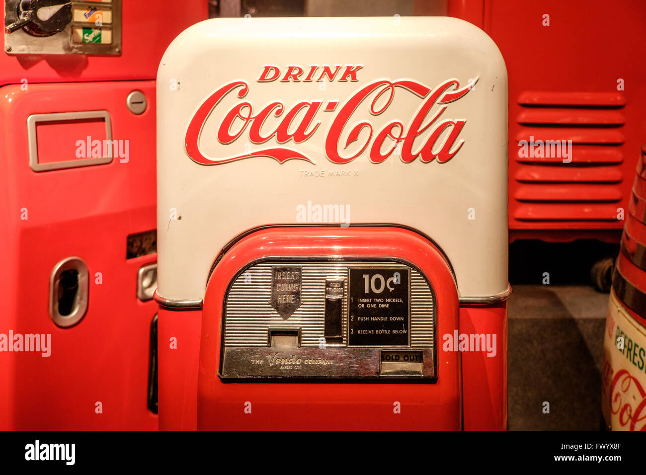 Le monde de Coca-Cola, Pemberton Place, Atlanta, Georgia, USA Banque D'Images