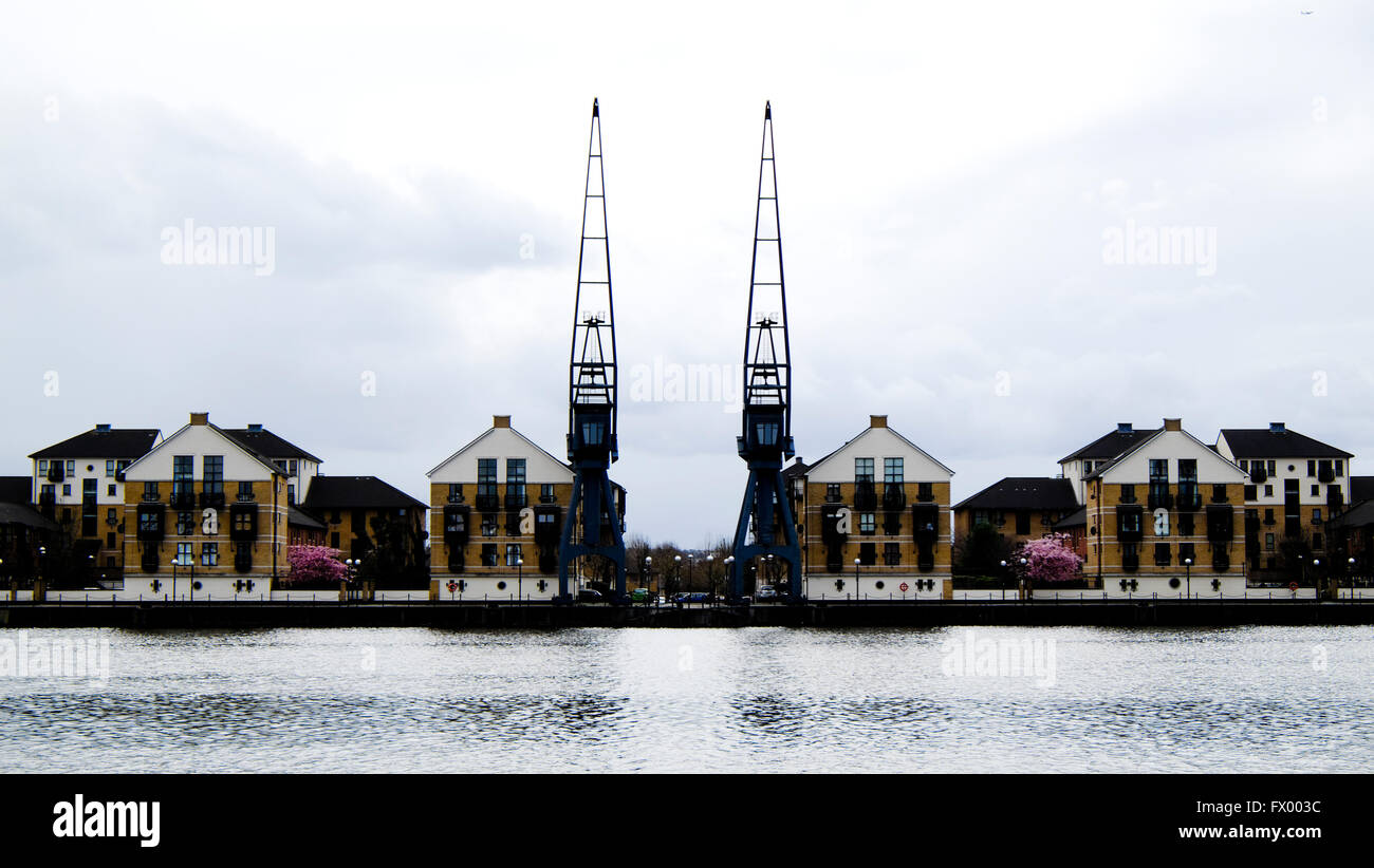 Royal Victoria Dock Banque D'Images