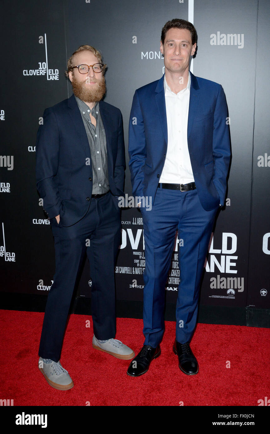 Première mondiale de New York '10 Cloverfield Lane' dans l'AMC Loews Lincoln Square 13 - théâtre d'arrivées : Guest Où : New York, New York, United States Quand : 08 Mars 2016 Banque D'Images