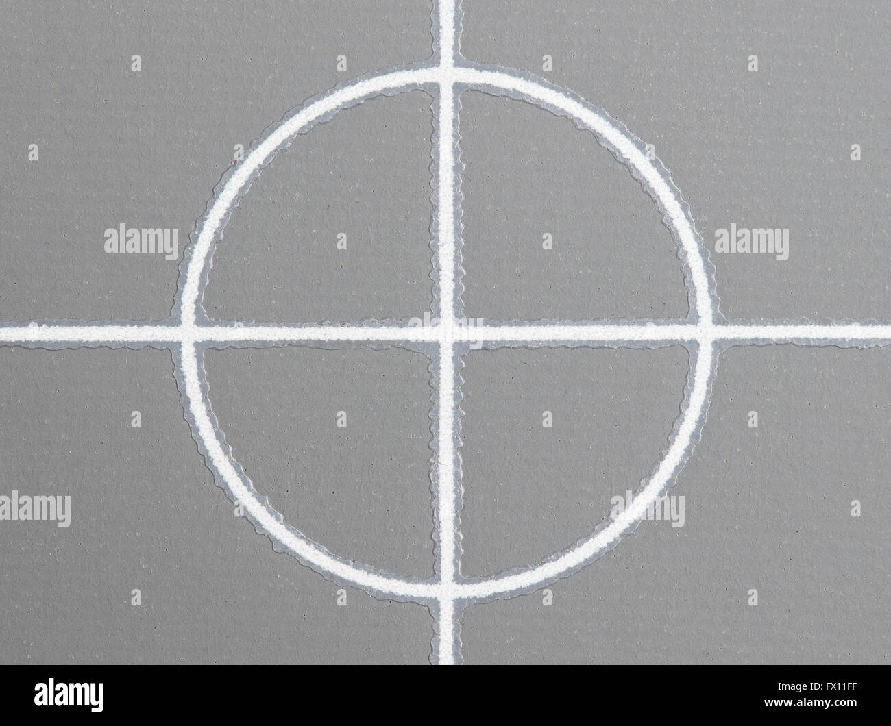 Tissu gris de 18  % pour les mesures de blanc dans la photo, close-up Banque D'Images