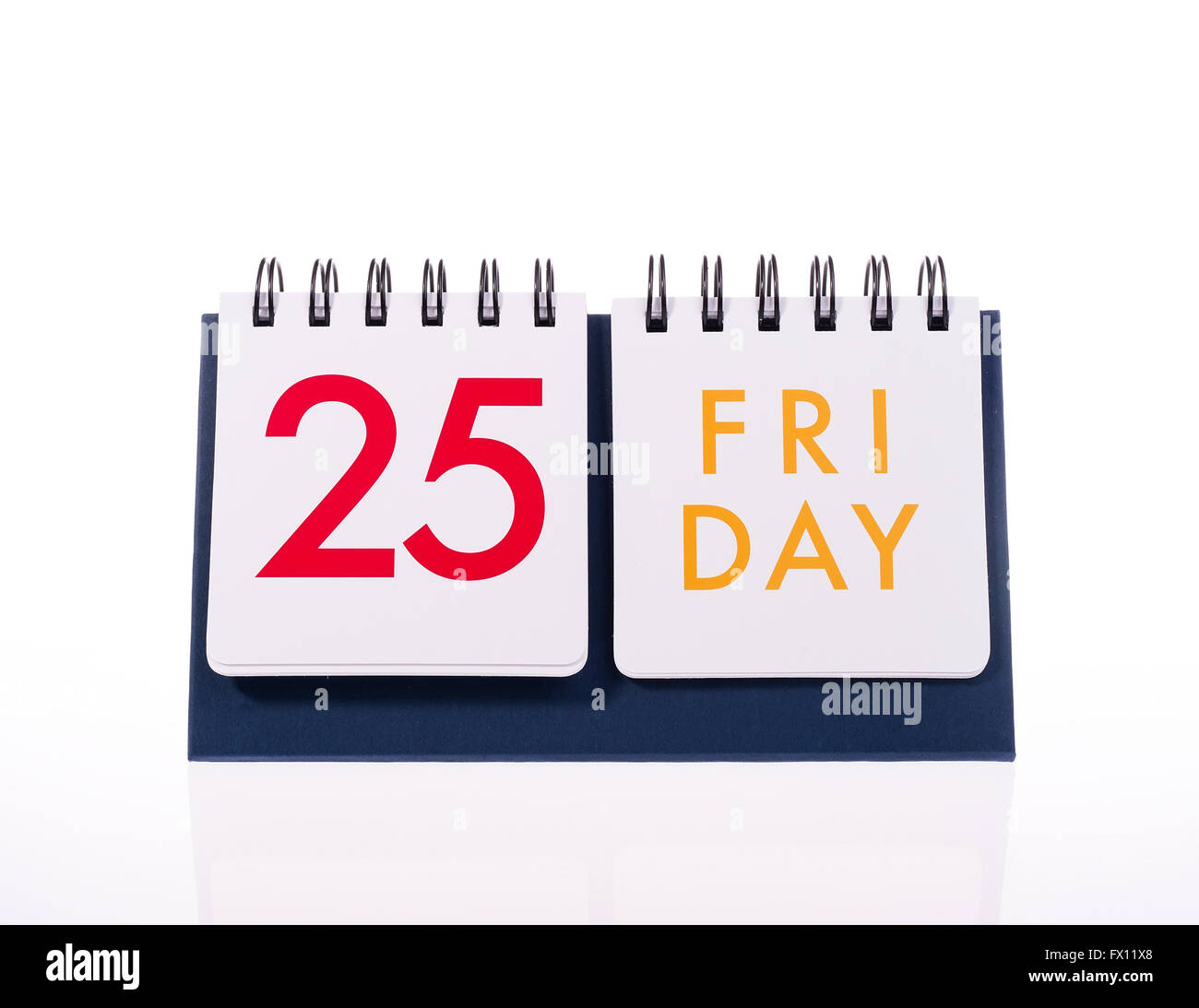 Décembre 2015 Calendrier jours de Noël isolé sur fond blanc,Nouvelle Année 2016 concept est à venir Banque D'Images