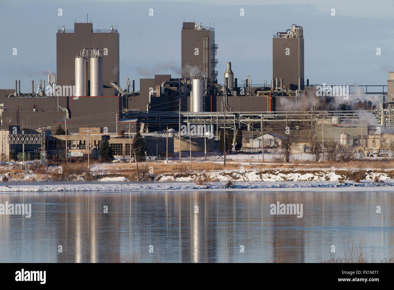 L'usine de Dupont à Kingston (Ontario), le 21 janvier 2016. Banque D'Images