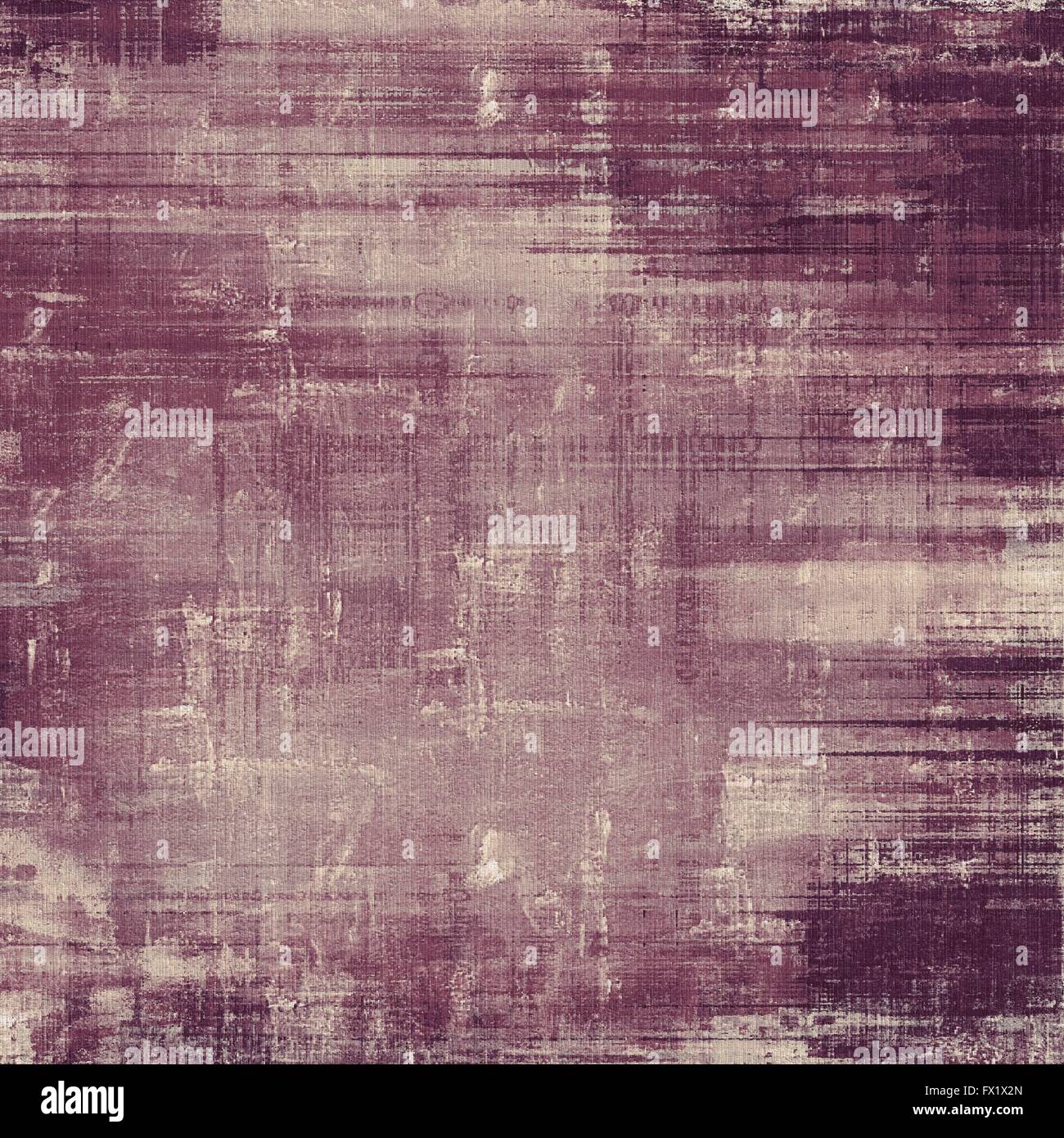 Les fissures et les taches sur une texture vintage . Avec différents motifs couleur : gris ; Purple (violet) Banque D'Images