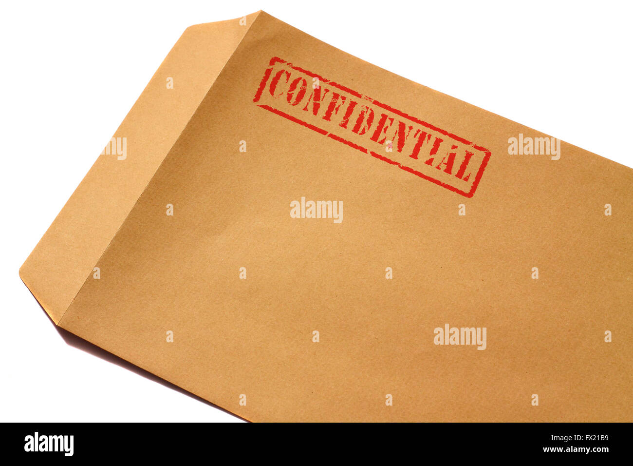 Caractère confidentiel de l'enveloppe Photo Stock - Alamy