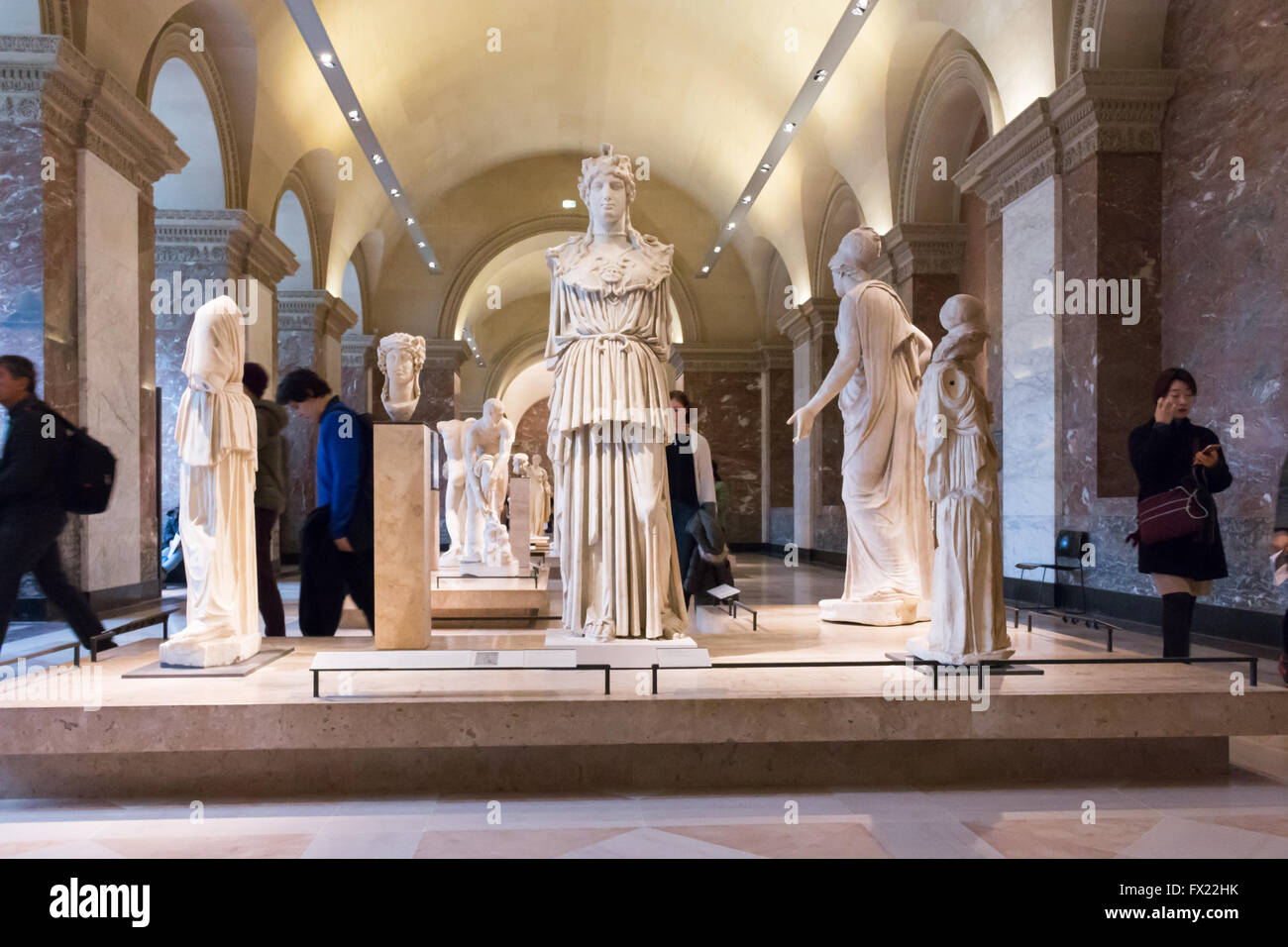 Département Des Antiquités Grecques étrusques Et Romaines Athena statue museum parthenon Banque de photographies et d’images à