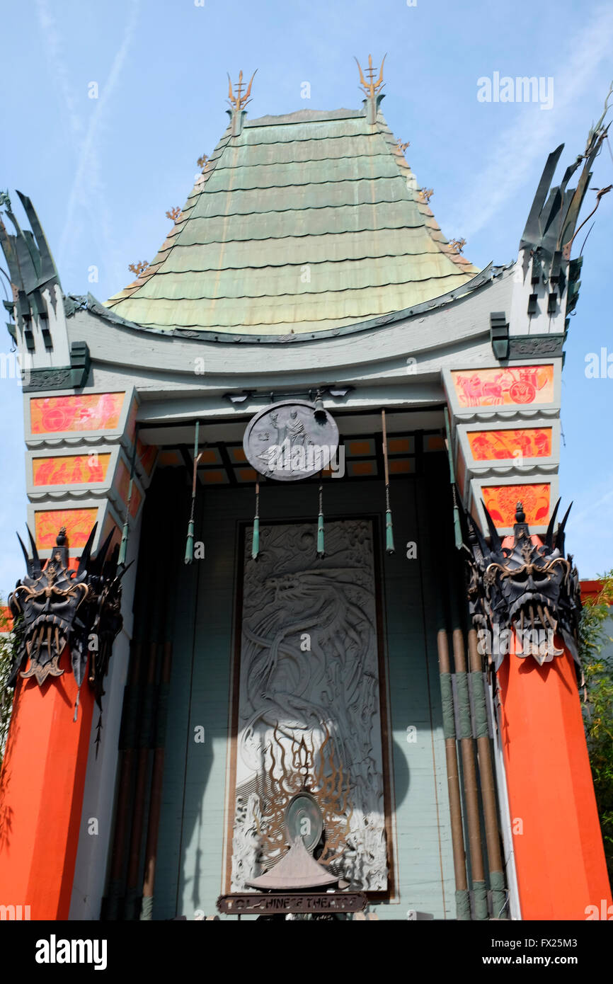 Théâtre chinois de Grauman, Hollywood, Los Angeles, Californie Banque D'Images