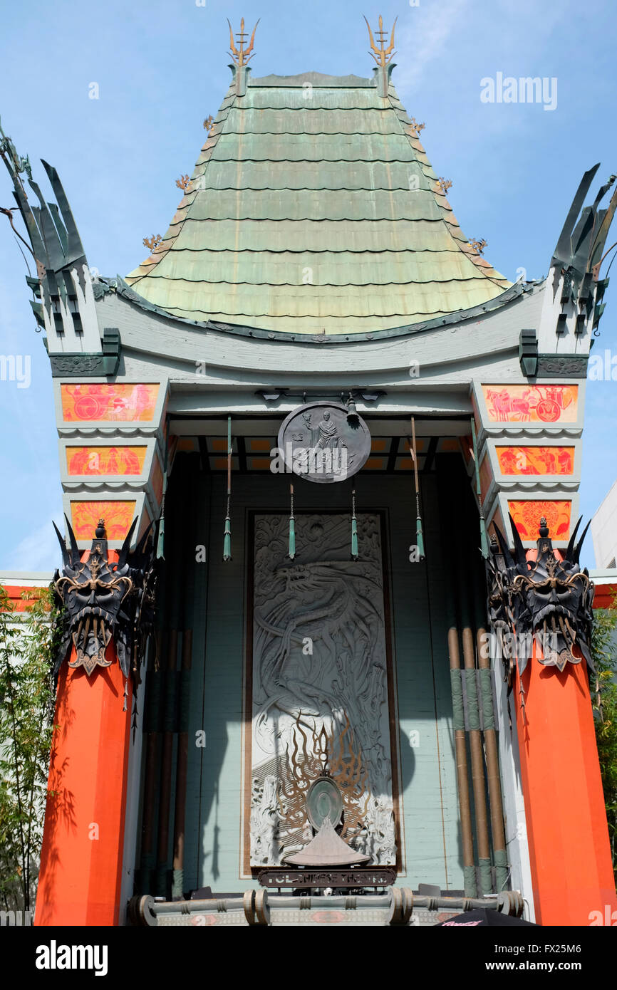 Théâtre chinois de Grauman à Hollywood, Los Angeles, Californie Banque D'Images