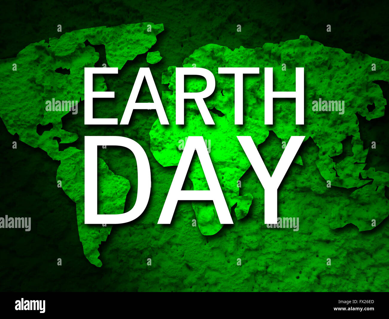 Le jour de la terre La terre verte bannière site contexte 1 Banque D'Images