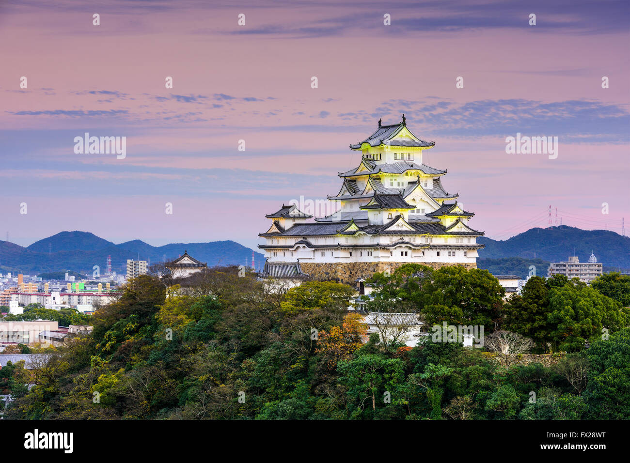 Château de Himeji, Japon Himeji en. Banque D'Images