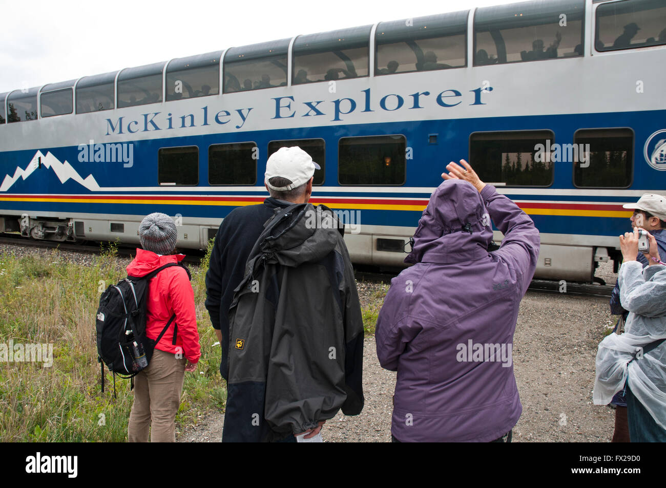 Mckinley explorer, uenomashi Denali National Park, Alaska Banque D'Images