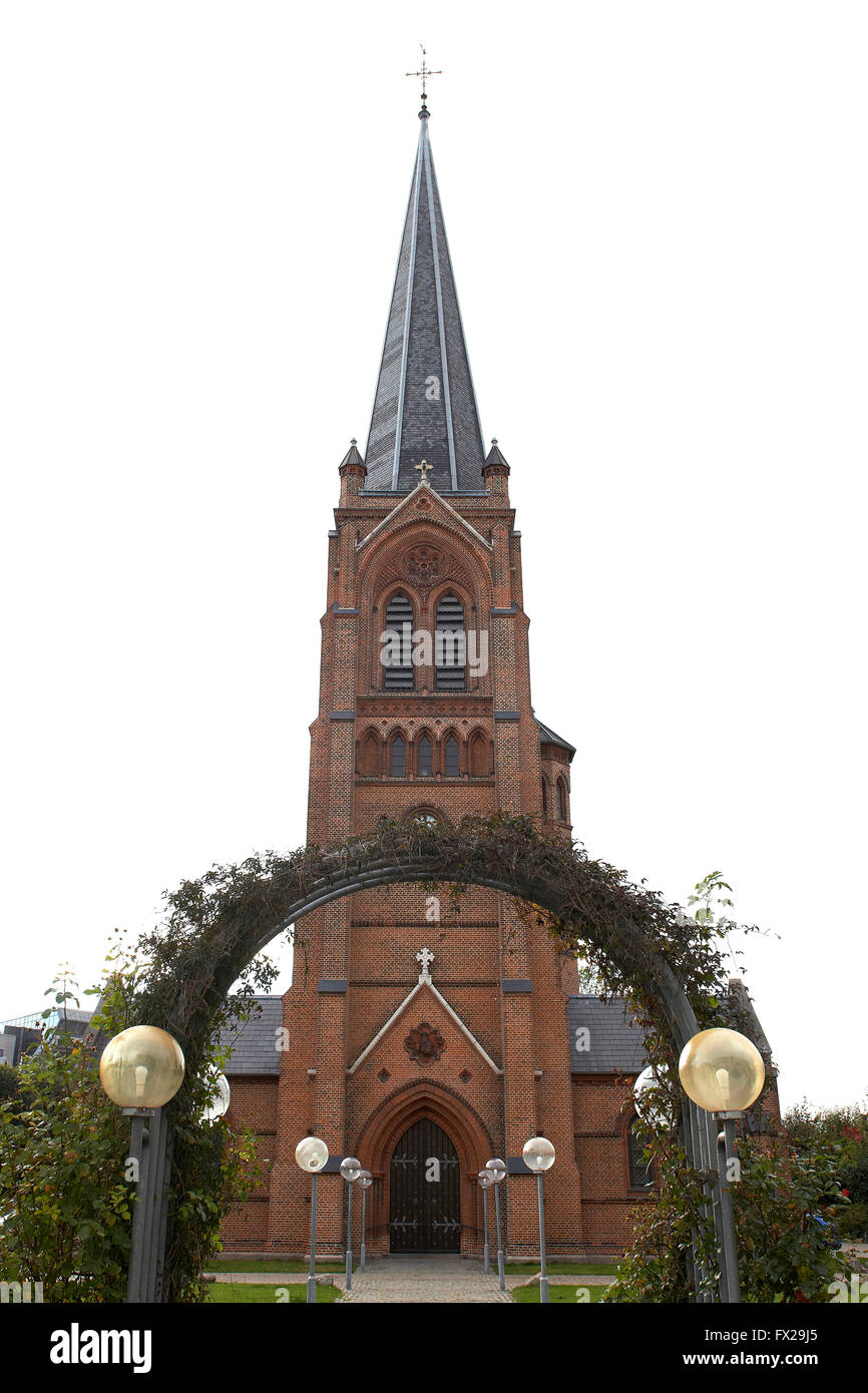 Sankt Jacobs église située à Copenhague, Danemark Banque D'Images