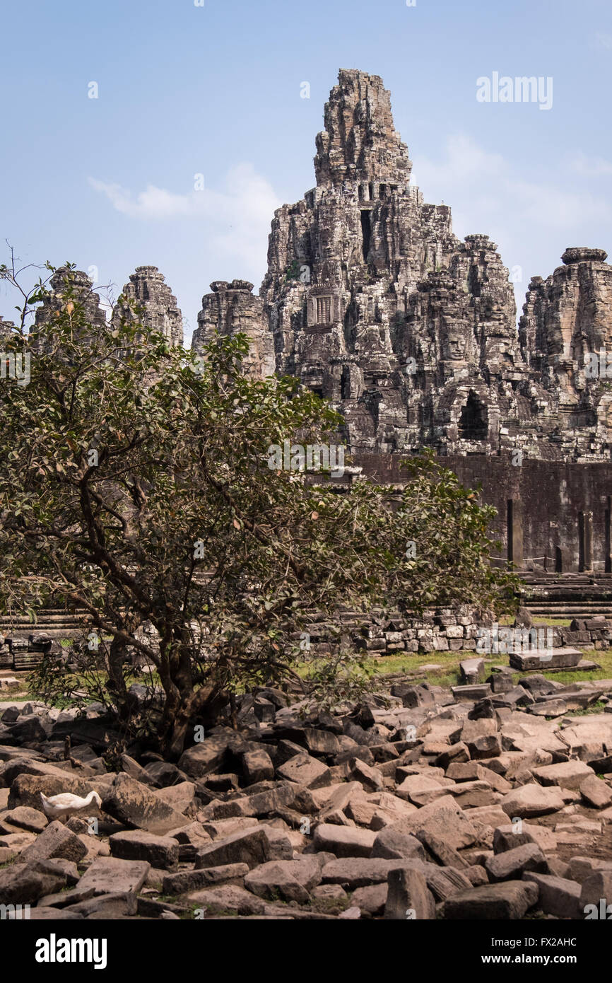 Le Bayan Temple, Angkor Thom, Siem Reap Banque D'Images