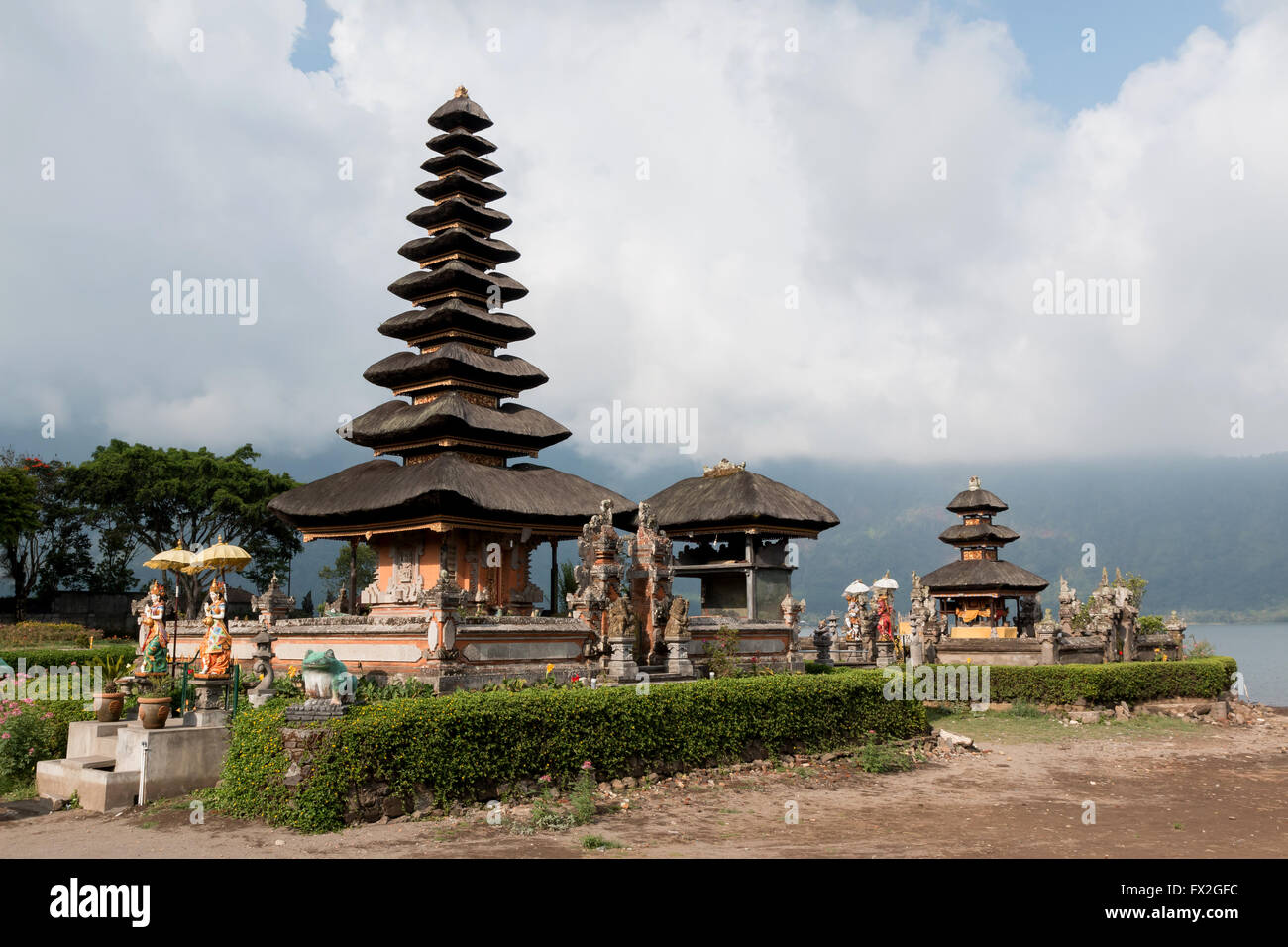 Ulundanu Temple à Bali Banque D'Images